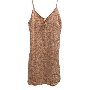 Hollister Babydoll Slip‎ Dress S Empire Waist Bow Dainty Coquette Soft Romance